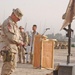 Col. Mark A. Milley prays at a memorial