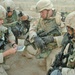 Pow wow while conducting clearing operations in Fallujah