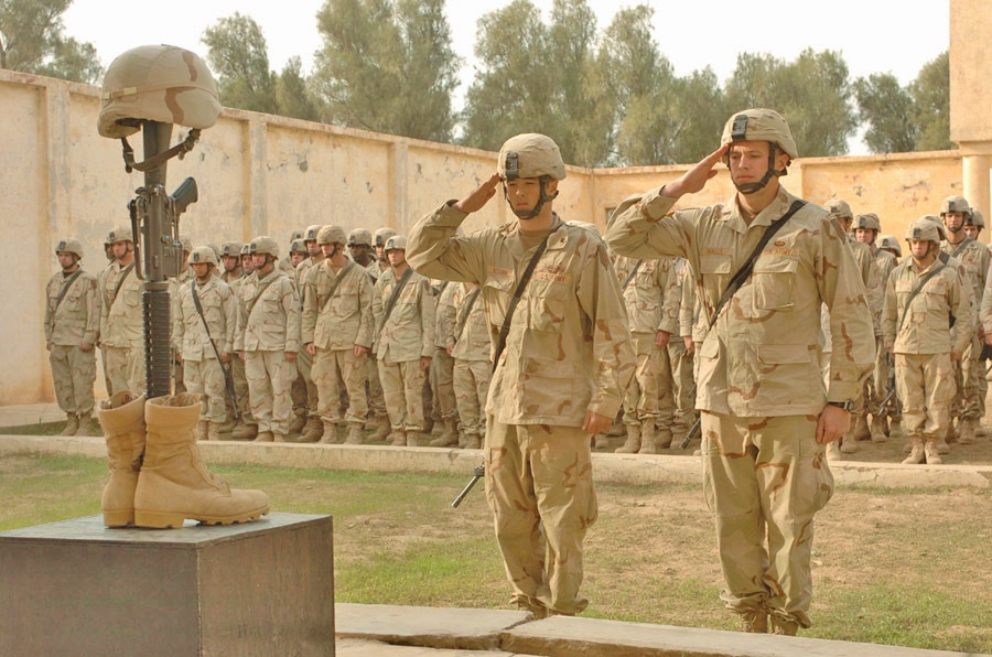 Soldiers gather to pay tribute to SPC Erik W. Hayes