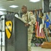 Lt. Col. Lewis speaks during the dedication