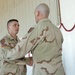 CSM Erik Frey welcomes SGT Stephan Nye