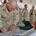CSM Erik Frey welcomes newly promoted Soldiers