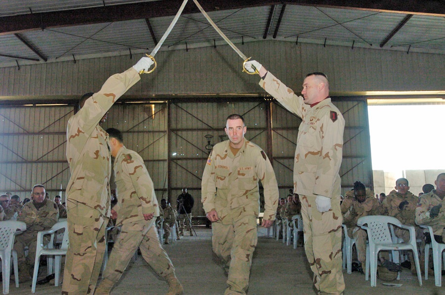 Newly promoted Army SGT Craig Economou