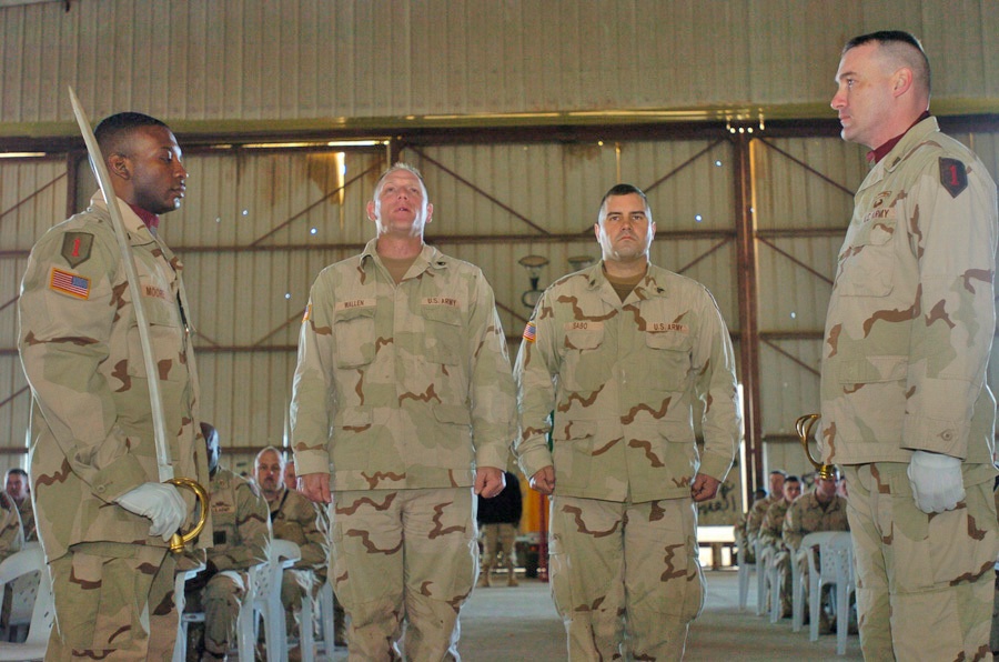 Newly promoted Army SGT Kevin Sabo