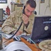 Senior Airmen McClish provides real-time weather information