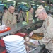 Lt. Col. Richard White serves Soldiers on Christmas Day
