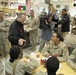 Soldiers celebrate Christmas Eve with special visitor