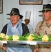 Donald Rumsfeld serve Christmas Eve chow to Soldiers