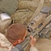 Spc. Joseph Crum fires the M-24 sniper rifle
