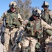 Soldiers dismount their vehicle to begin patrolling