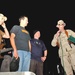 Lt. Col. Volesky presents appreciatory certificates