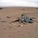 The wreckage after soldiers rescued the pilots