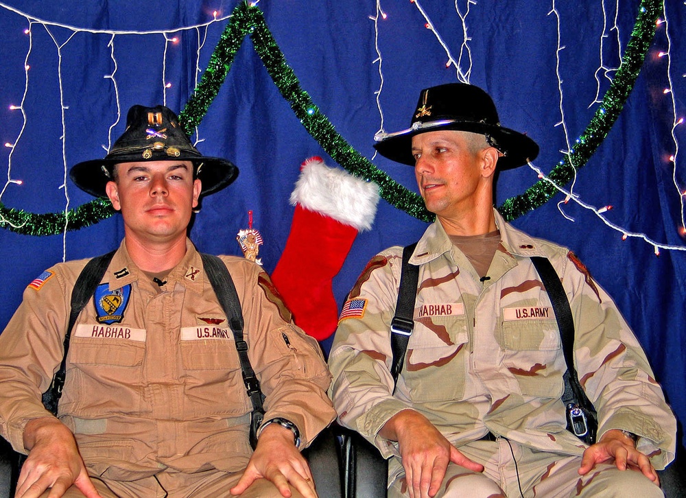 Father and son sit for a live interview on the Today Show