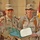Lt. Col Volesky is congratulated by Maj. Gen. Peter Chiarelli