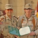 Lt. Col Volesky is congratulated by Maj. Gen. Peter Chiarelli