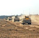 Soldiers practice maintaining convoy intervals