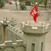 The symbol of the engineers stands prominently