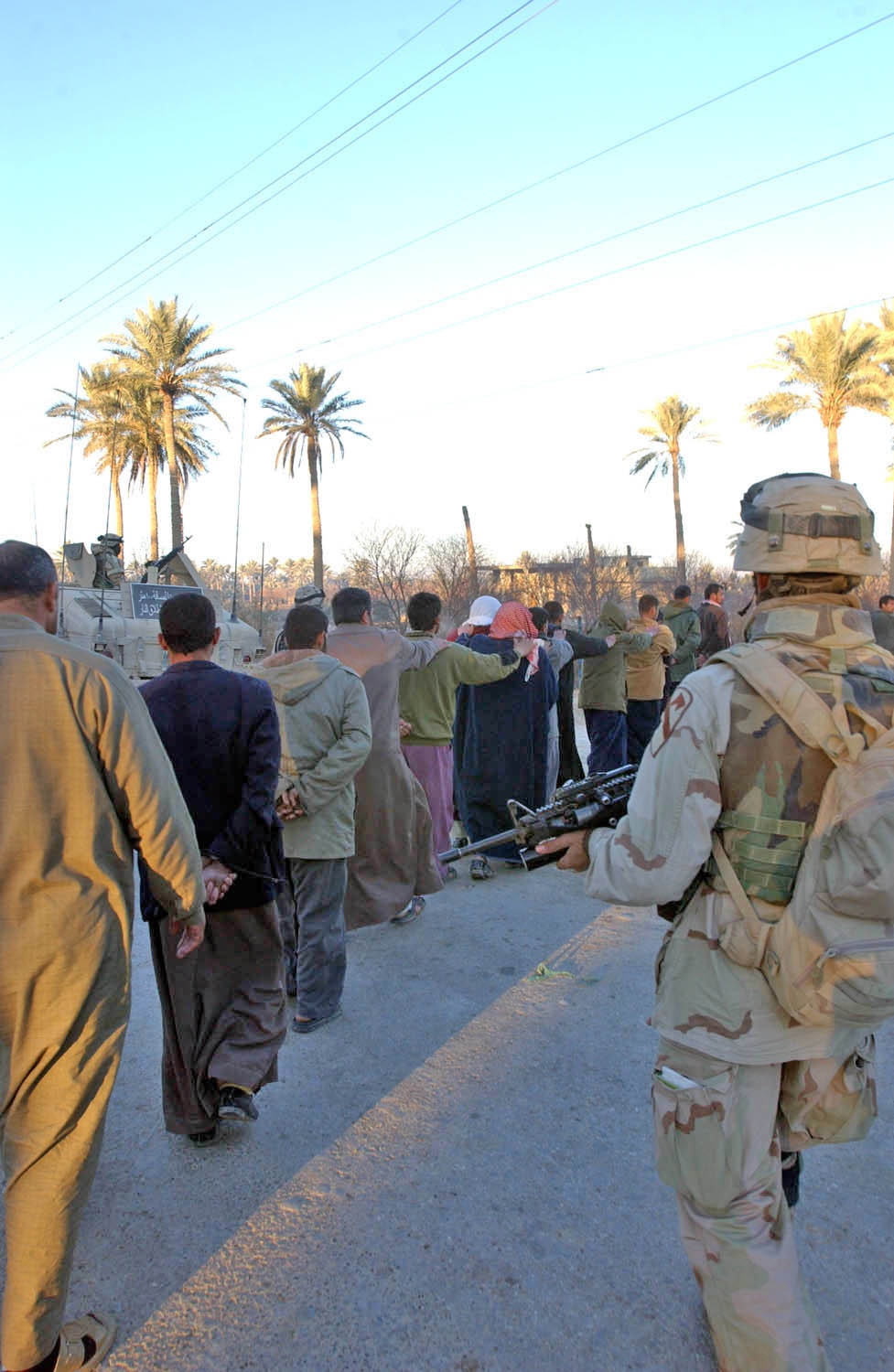 The Annihilators line up detainees