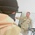 Sgt Robert Appel demonstates how to appy a tourniqute