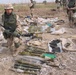 A Task Force Baghdad Marine stands guard