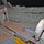 MSgt. Dixon cuts wood for future standard-of-living projects