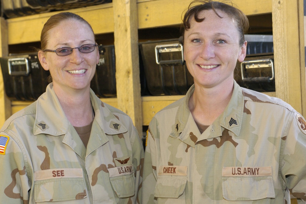 Sgt. See and Sgt. Donna Cheek answered the call to duty