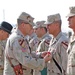 MGen. Chiarelli pins a Bronze Star Medal on MSgt. McCauslin