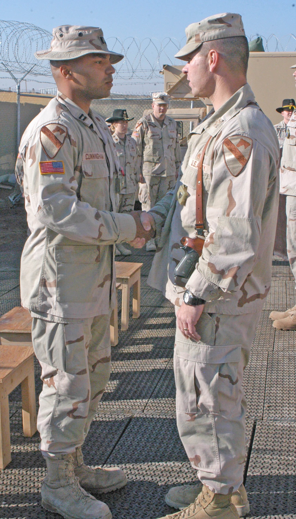 Capt. Brian Cunningham is awarded the Bronze Star Medal