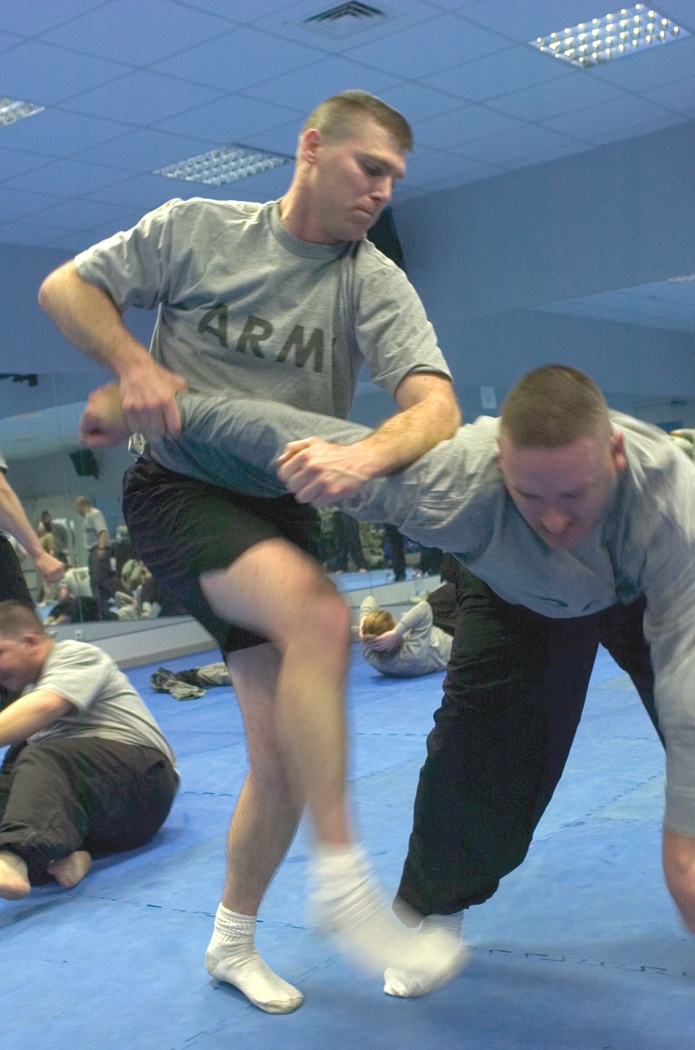 Sherb Sentell Performs a Kick in Place Technique