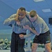 Sherb Sentell Grips Eldridge Smart in a Rear Choke