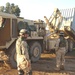 Soldiers unload ballots for the upcoming democratic election