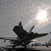 An F/A-18C Hornet prepares to launch