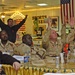 Soldiers eagrly watch Super Bowl XXXIX