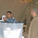 Iraqi citizens cast their votes at the Al Asad polling station