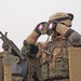Pfc. Cuthbert looks out for any suspicious activity