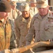 Gen. John Abizaid speaks with Soldiers