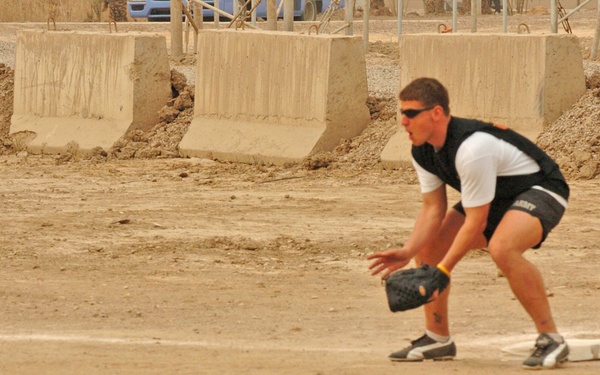 Camp Victory MWR Valentines Softball Championship tournement