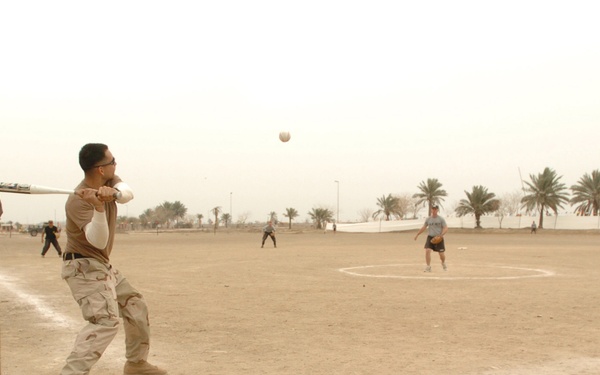 Camp Victory MWR Valentines Softball Championship tournement