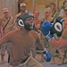 Pvt. Joseph throws a right hook at Pfc. Michael Carr