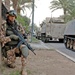 Cpl. Metsatalu holds his position while awaiting orders