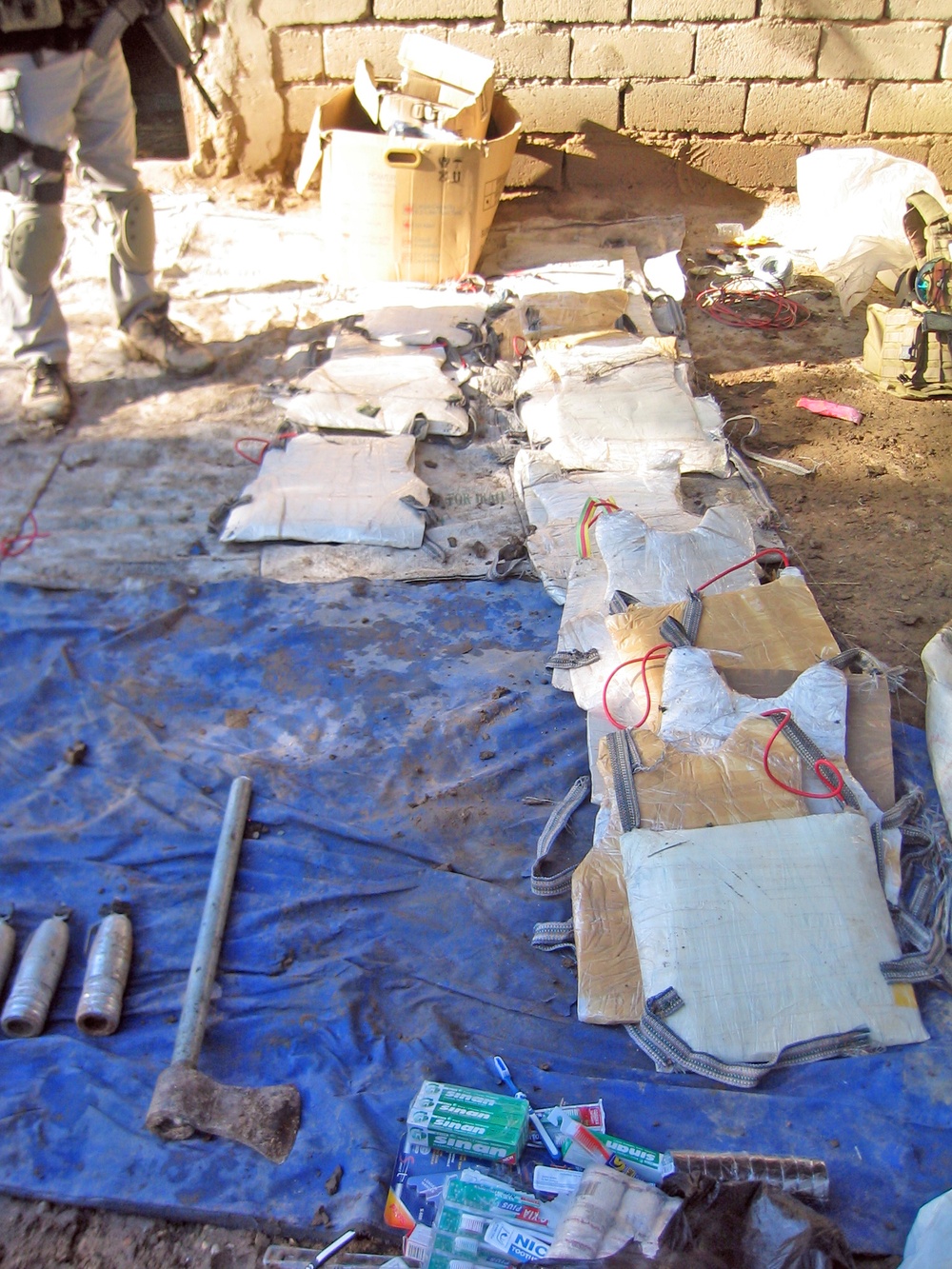 Thirteen Suicide-bomber Vests Were Uncovered by Soldiers