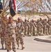 Soldiers march during a March 16 ceremony