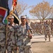 Soldiers march during a March 16 ceremony