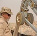 Mark Preston sets up the Scan Eagle UAV