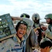 An Iraqi boy poses for a picture