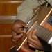 Jesse Martin, MNC - Iraq safety officer, plays guitar