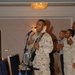 Staff Sgt. Hewitt Ballard practices with the gospel choir