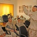 SFC Robert Baskervill teaches a class on IED awareness