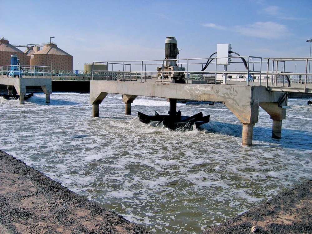 The Rustimiya North sewage treatment plant