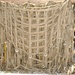 Top and side nets for 463L pallets hang ready for use